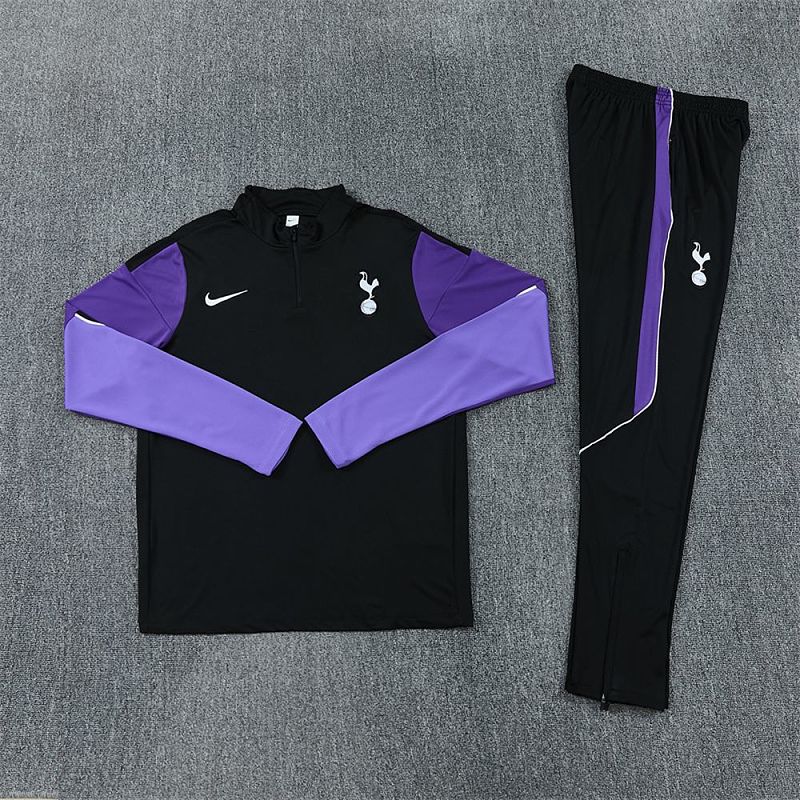 Survêtement Adulte Tottenham Noir et violet Entraînement 26/27
