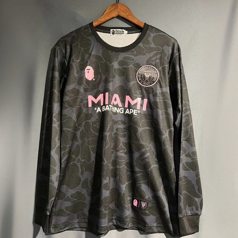 Maillot Inter Miami Manches Longues Édition Spéciale Noir 23/24