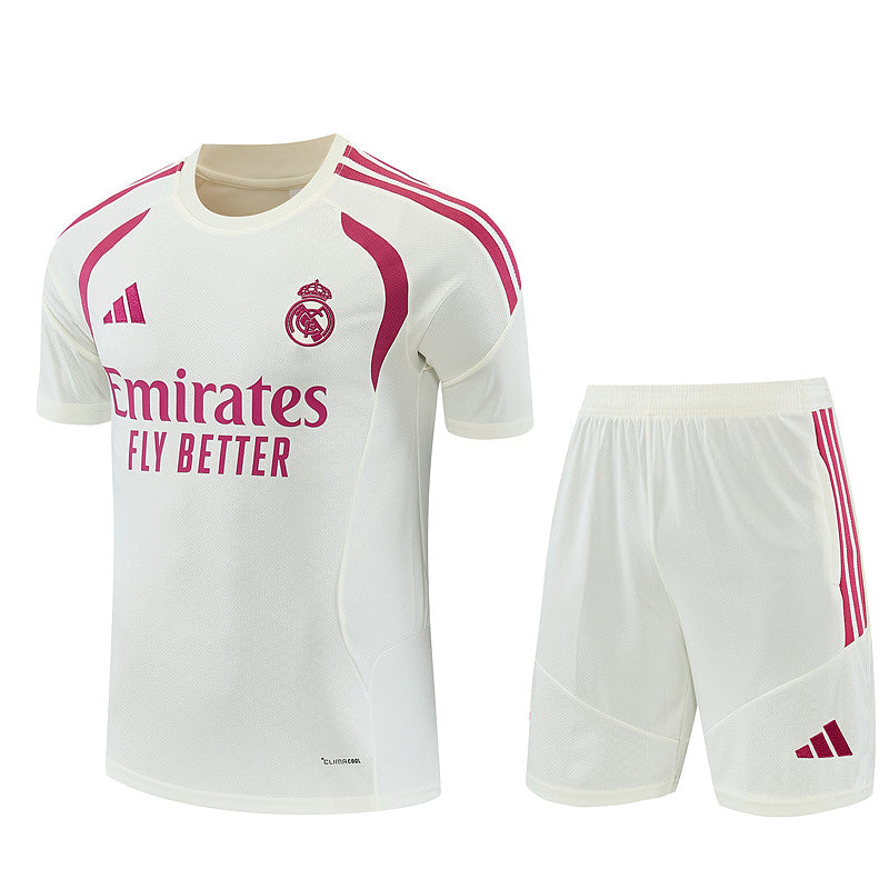 Ensemble Adulte Real Madrid Blanc / Rose 26/27