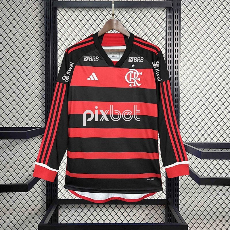 Maillot Flamengo Domicile Manches Longues 24/25