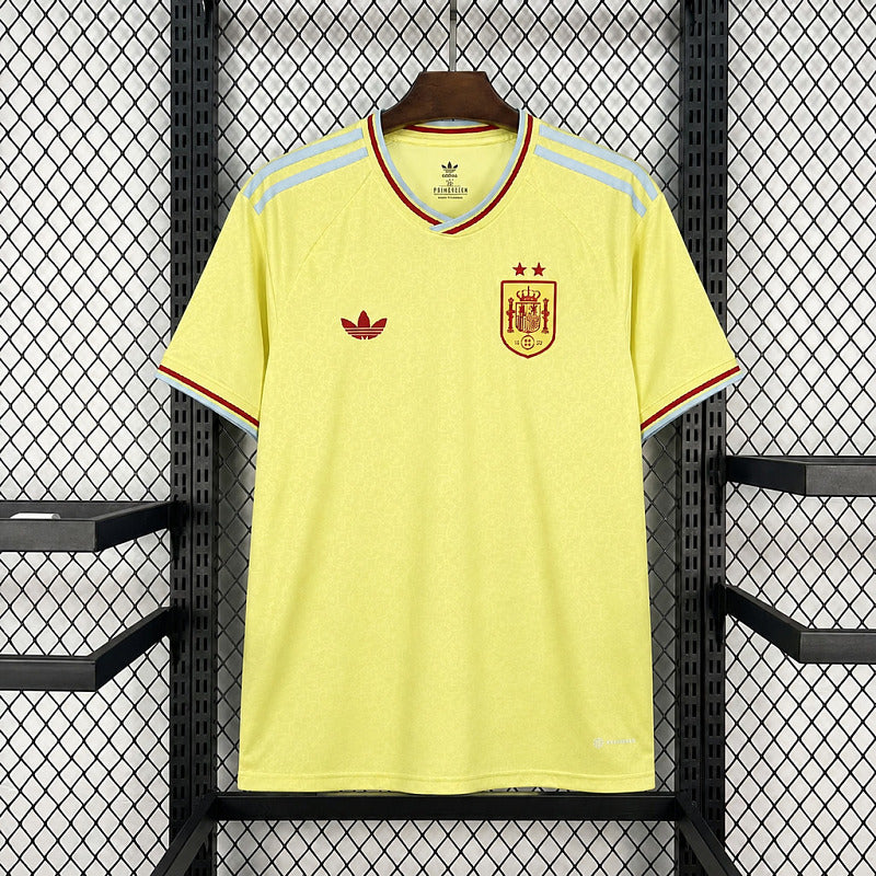 Maillot Espagne 2 Étoiles Jaune 2026