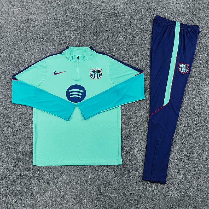 Survêtement Enfant FC Barcelone Turquoise et bleu Prématch 26/27