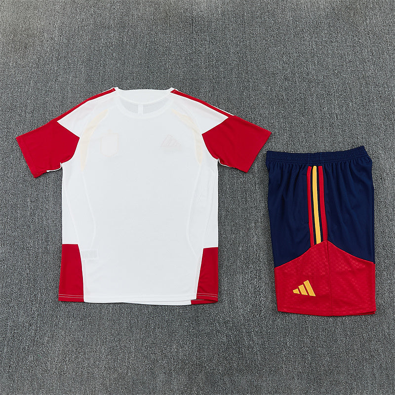 Ensemble maillot + short Espagne Adulte Blanc / Rouge 2026
