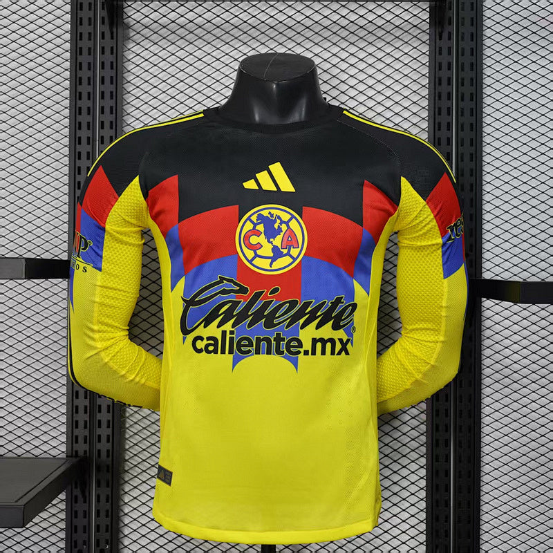 25-26 Club America Home Long Sleeve Kit Player Version Shirt Joy AAAAJersey Supply Yupoo — Yupoo 231764198