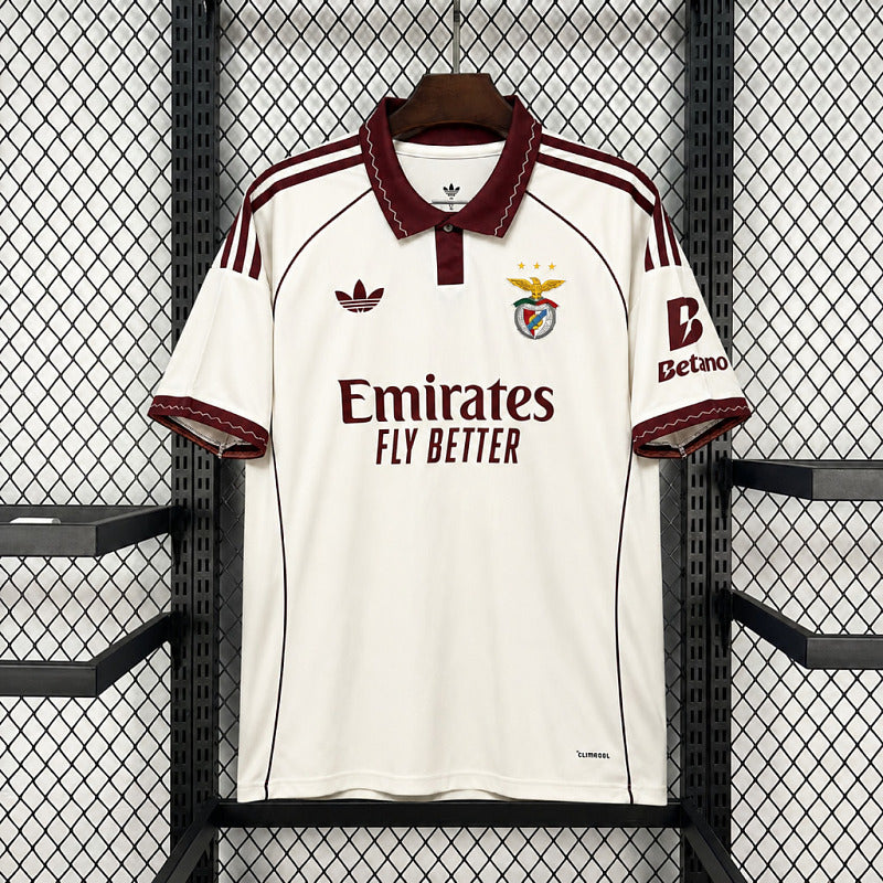 Maillot Benfica Blanc et Bordeaux 26/27