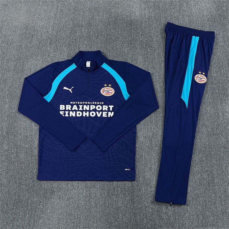 Survêtement Adulte PSV Eindhoven Bleu marine et turquoise Entraînement 26/27