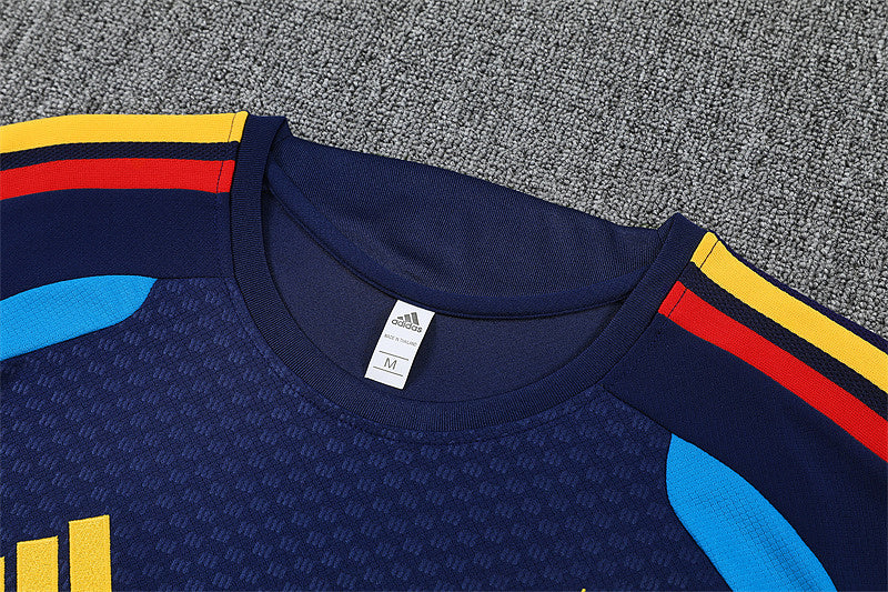 Ensemble maillot + short Espagne Adulte Bleu marine – 2 étoiles 2026