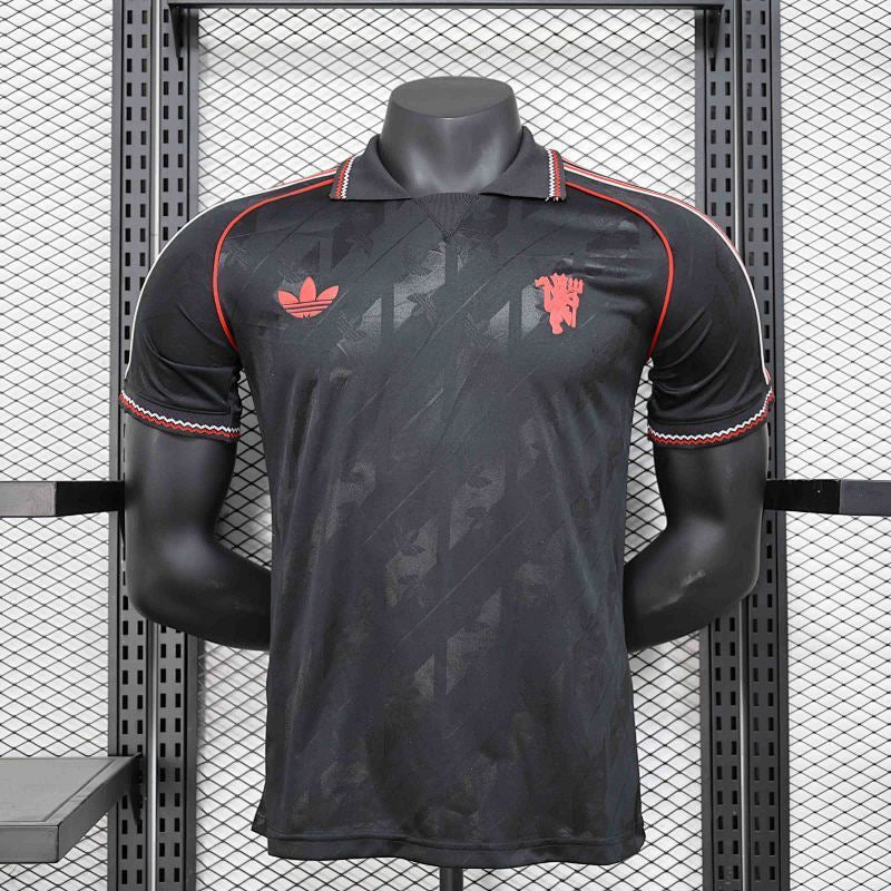 Maillot Manchester United Player Version Noir 24/25