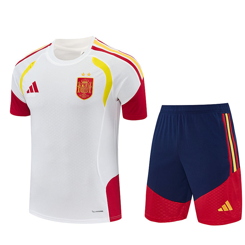 Ensemble maillot + short Espagne Adulte Blanc / Rouge 2026