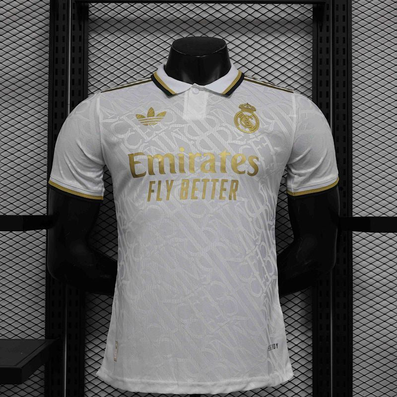 Maillot Real Madrid Player Version Blanc / Or 24/25