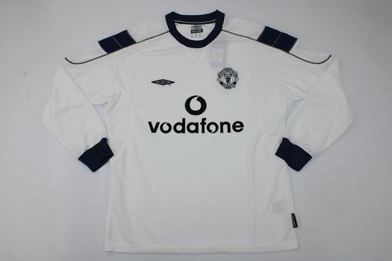 Maillot Manchester United Extérieur Rétro Manches Longues 99/00