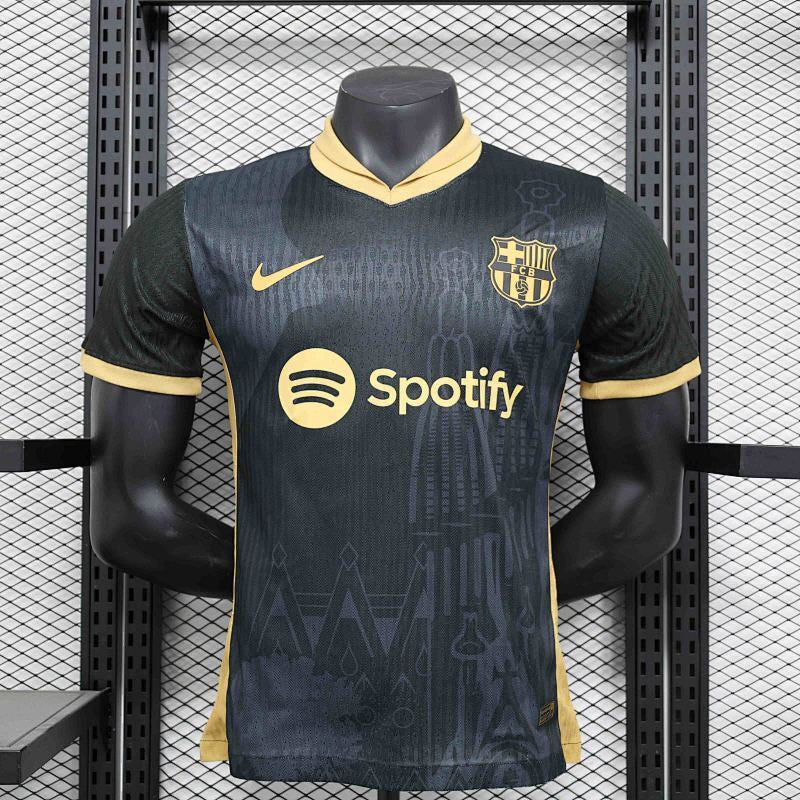 Maillot FC Barcelone Player Version Édition Spéciale Noir / Or 24/25