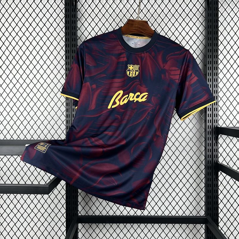 Maillot FC Barcelone Édition Spéciale Barça Doré Bleu/Bordeaux Fan 26/27