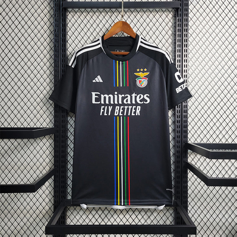 Maillot Benfica Extérieur Noir 23/24