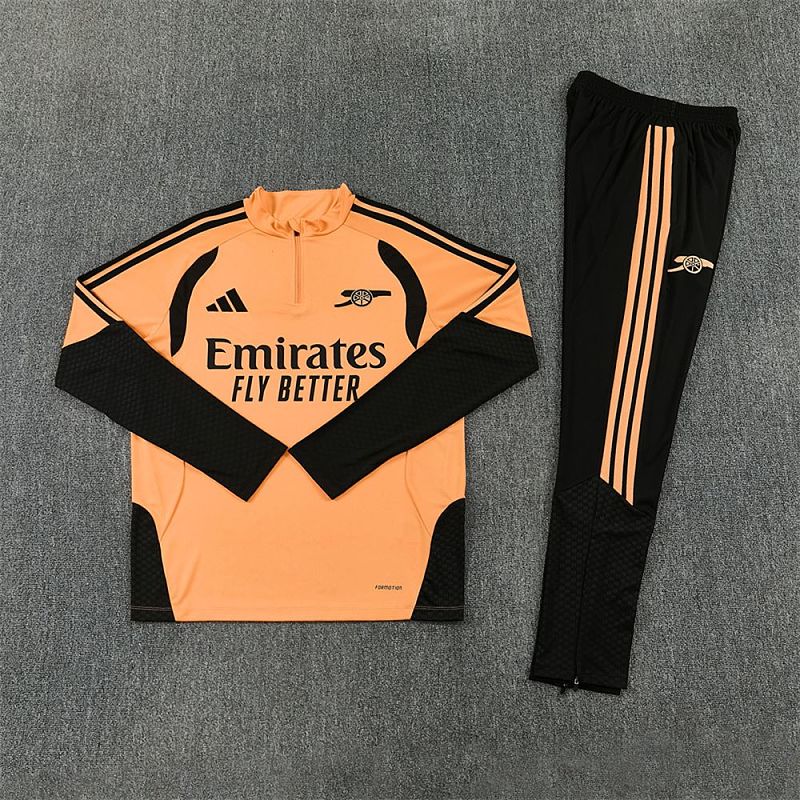 Survêtement Enfant Arsenal Orange et noir Prématch 26/27