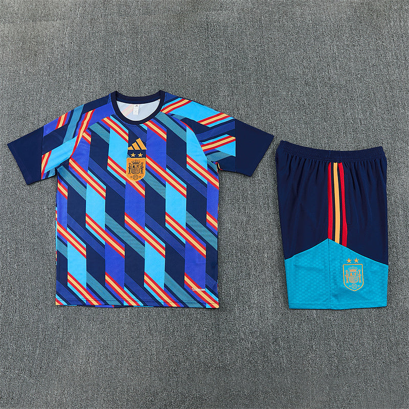 Ensemble maillot + short Espagne Adulte Multicolore – 2 étoiles 2026