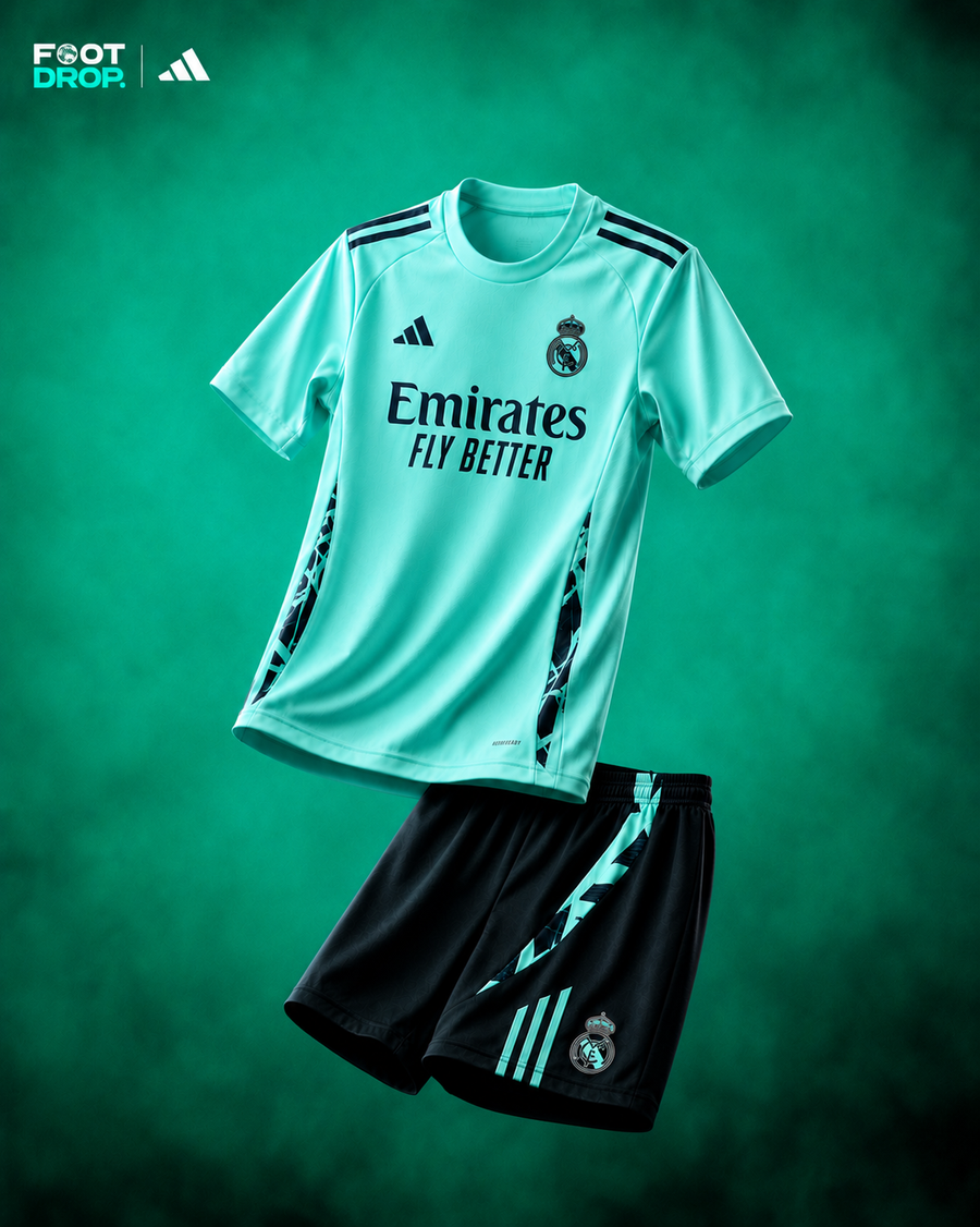 Maillot Real Madrid menthe