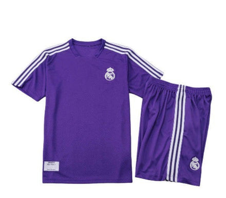 Maillot + short de Foot Casual Manches Courtes – Real Madrid & Clubs