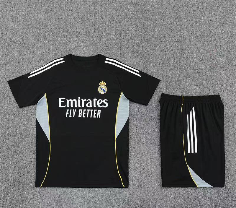 Maillot + short Real Madrid Noir 25/26