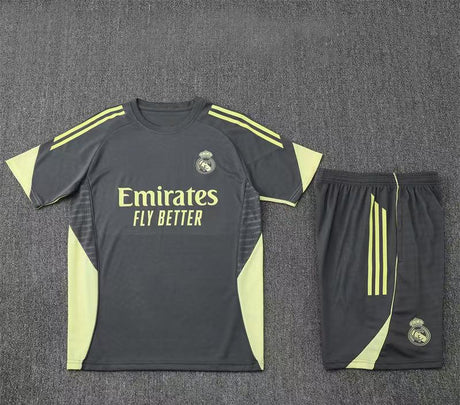 Maillot + short Real Madrid Gris fonce 25/26